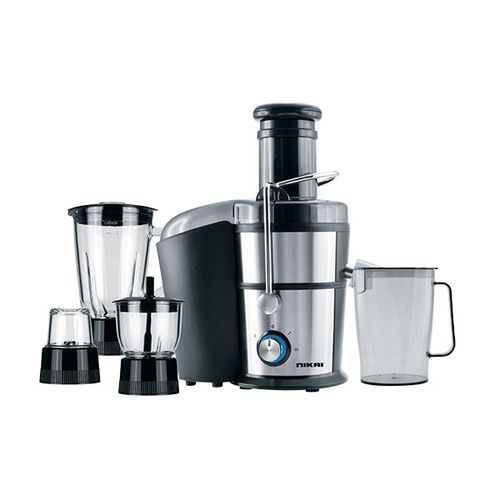 Nikai 4 in1 Juicer Blender Extractor Mincer - Silver