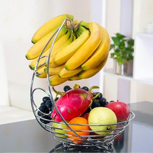 Superior Metal Fruit , Banana Rack Storage Basket, Table Kitchen Dinning Decoration