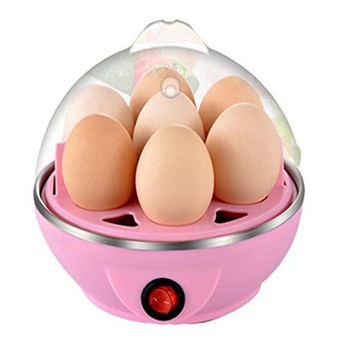 7 Egg Boiler/Cooker Home Machine - Pink