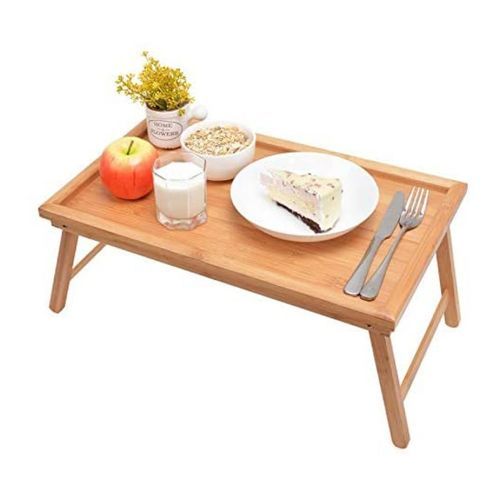 Bamboo Fold Up Lap/Bedroom Serving Tray - Brown