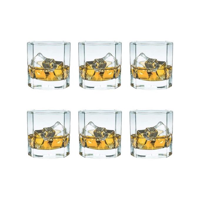 6 Pieces Of Luminarc Whisky Rocks Glasses - Colorless