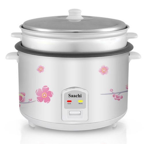 Saachi Rice Cooker, 4.6 litre - White.