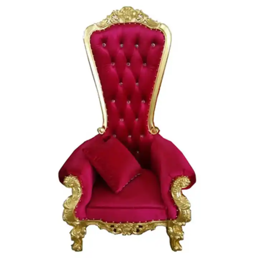 Bride and Groom King Luxury Wedding Throne Chairs