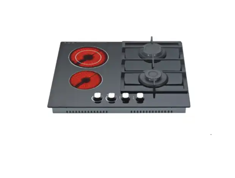 Copper Burner Built-In Gas Hob Gas Cooker 5 Burner Gas Stove