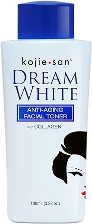 Kojie San Dream White Anti-Aging Facial Toner with Collagen Kojic Acid Whitening 100ml