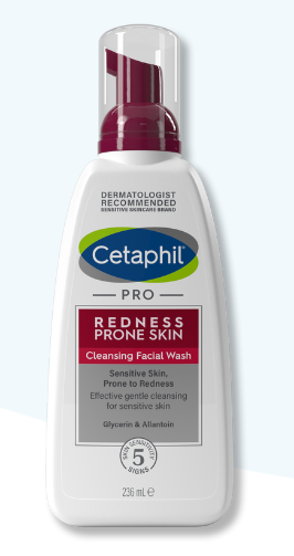 Cetaphil Face Wash, 236ml, PRO Cleansing Facial Wash, For Sensitive & Redness Prone Skin