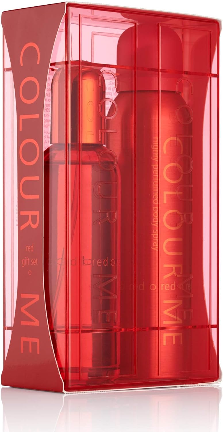 Color Me Red - Fragrance for Women - Gift Set 100ml EDP/150ml Body Spray, by Milton-Lloyd