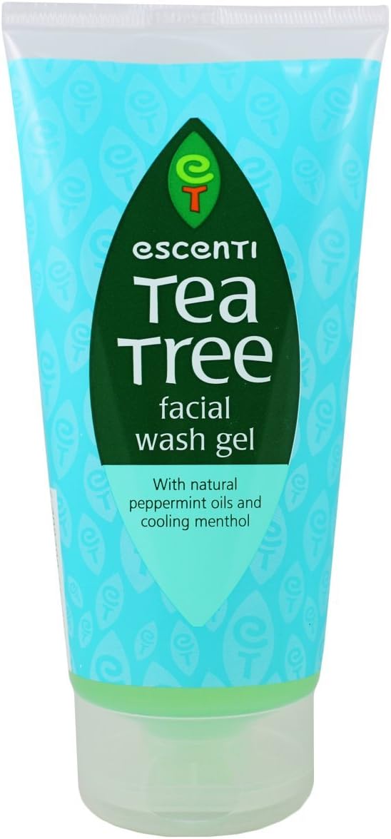 Escenti Tea Tree Facial Kit Gel (Facial Gel Scrub & Facial wash Gel) 150ML