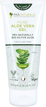 PraNaturals Aloe Vera Gel 200ml Natural Soothing and Nourishing Moisturizer (Pack of 1)