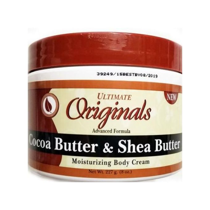 Cocoa Ultimate Organics Cocoa Butter & Shea Butter Moisturizing Body Cream 227g