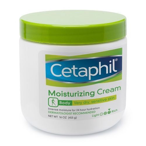 Cetaphil Moisturizing Cream For Dry/Sensitive Skin, Fragrance Free 16 Oz