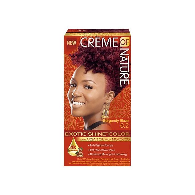 Creme Nature Creme Of Nature Gel Hair Color - BURGUNDY BLAZE #6.2 (45g + 14.17ml + 11g)