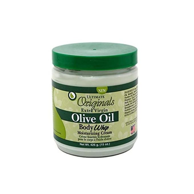 Ultimate Organics Extra Virgin Olive Oil Body Whip Moisturizing Body Cream 426g