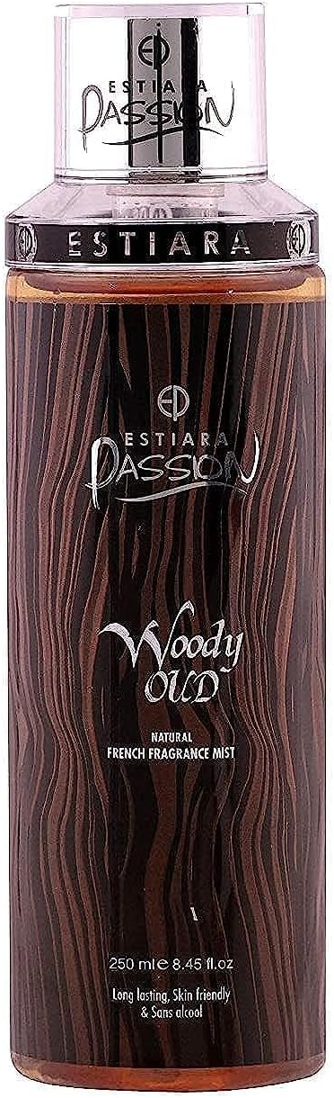 Estiara Passion Body Fragrance Mist Woody Oud Men's collection Fragrance 250ml