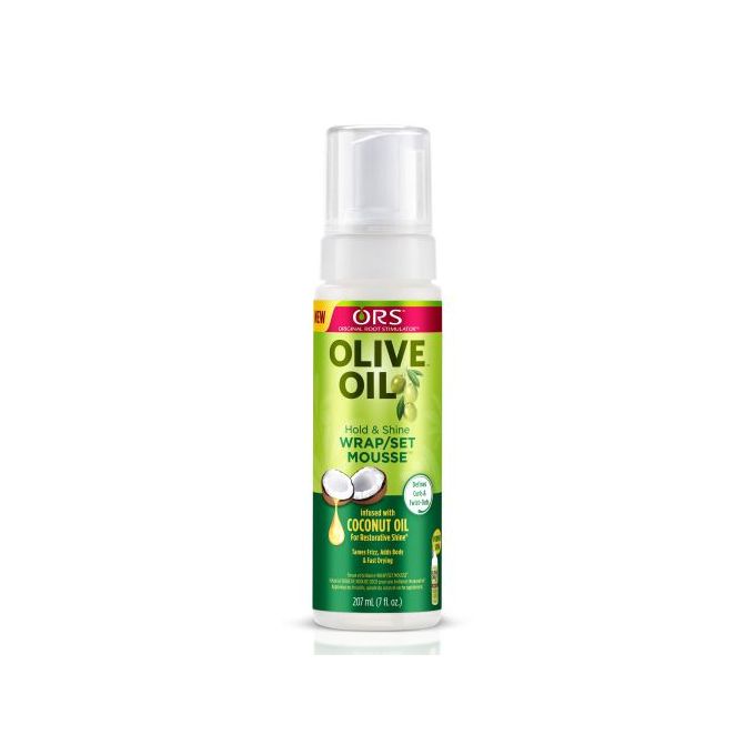 Africa's Best Olive and Aloe Soft Shine Flex Hold Foam Wrap 8.5 oz