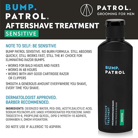 Bump Patrol Bamp Patrol After Shave Treatment Sensitive 2oz