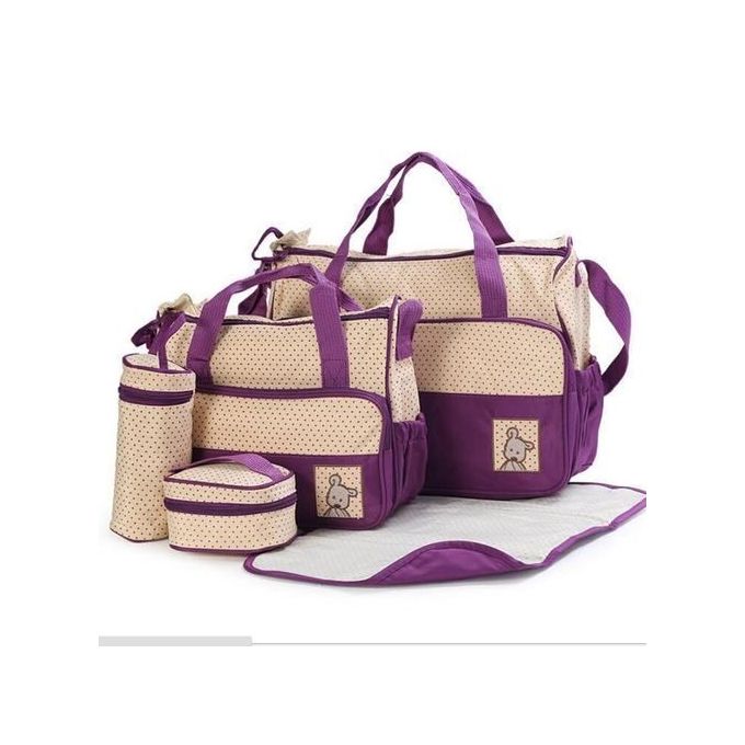 Other 5 Piece Diaper Bag - Purple DURABLE AND RELIABLE.