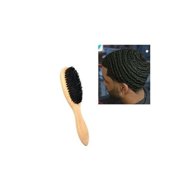 A D Fashion Style Fashion Wooden Soft Bristles Men Hair Brush