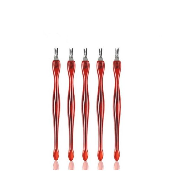 4 Pcs Cuticle Knife Trimmer Fork Remover Dead Skin V-Shaped