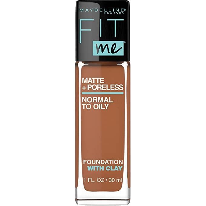 Maybeline Fit Me Matte Poreless Liquid Foundation Makeup.