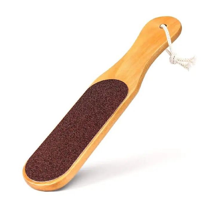 Wooden Foot Scrubber Filler For Dead Skin - Double Sided Foot Scrubber Exfoliator