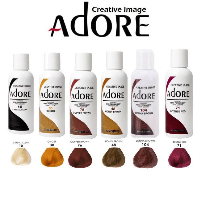 Adore Semi-Permanent Hair Color 4 Oz Bottle