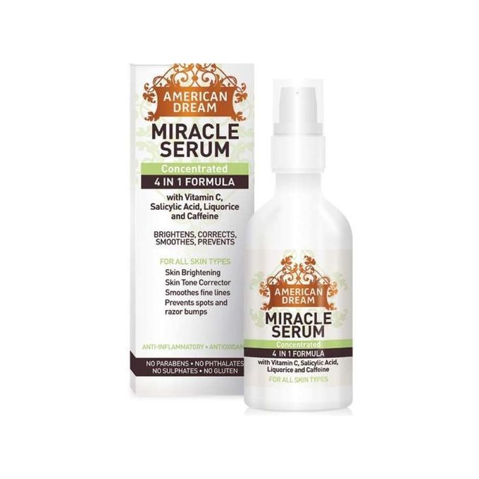 American Dream Dream Miracle Serum 4-In-1 Concentrated Formula For Face And Body, 56 Ml