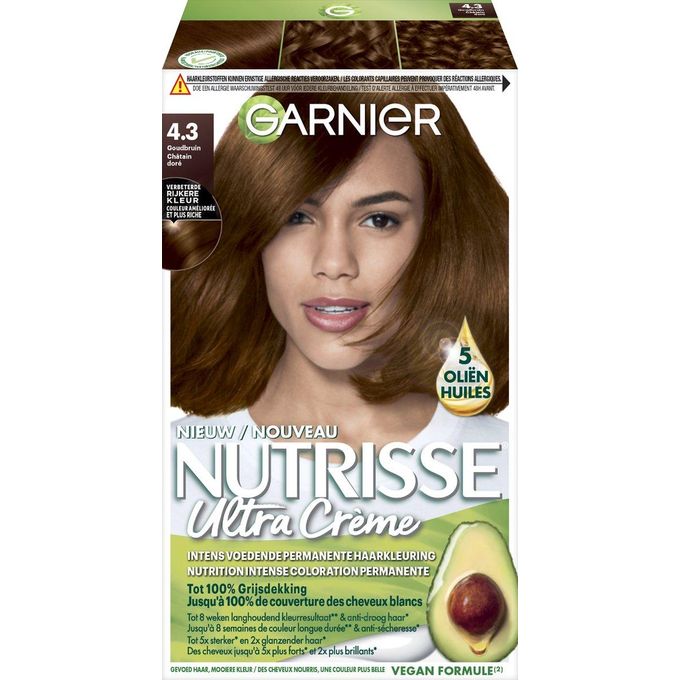 Garnier 4.3 Cappuccino - Golden brown Hair Color