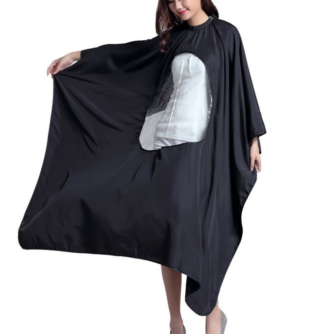 Black Medium Salon & Barber Hairdressing Window Gown/Draper