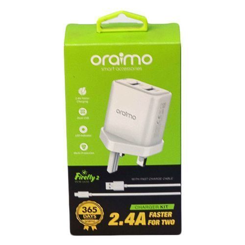 Firefly OCW-I61D 2USB Fast Charging - White