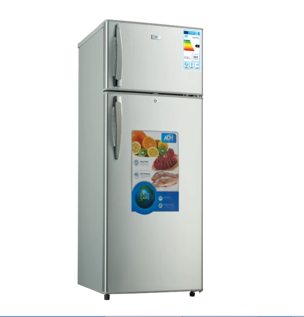 ADH BCD 8061 Double Door Refrigerator 276L ( Silver )