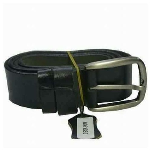 Men's Designer Faux Leather Belt - Black