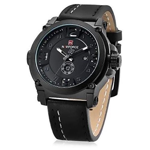 Naviforce Men's Dual Display Watch - Black