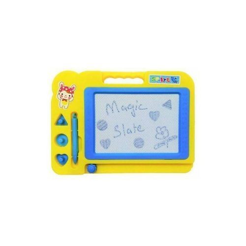 Small Drawing/Writing Magic Slate Board For Kids - Yellow