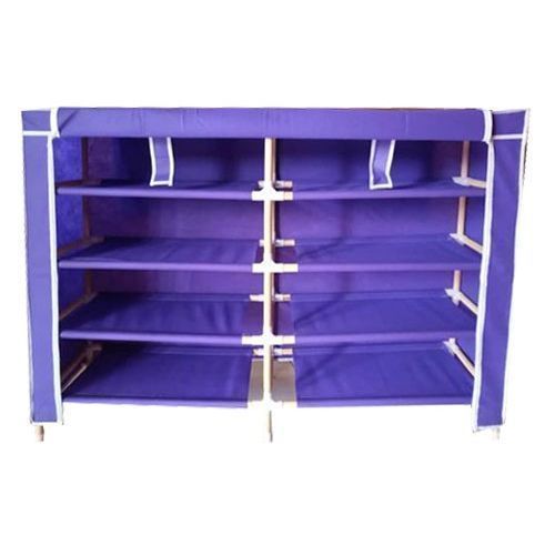 4 Layer Shoe Rack - Purple.