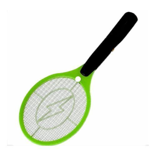 Reachargable Electronic Mosquito Swatter - Green,Black