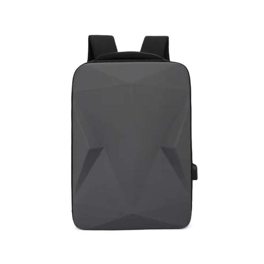 Hard Shell 13.3 14 15.6 Inch Nylon Business Leisure Durable USB Charging Port Travel Laptop Backpack