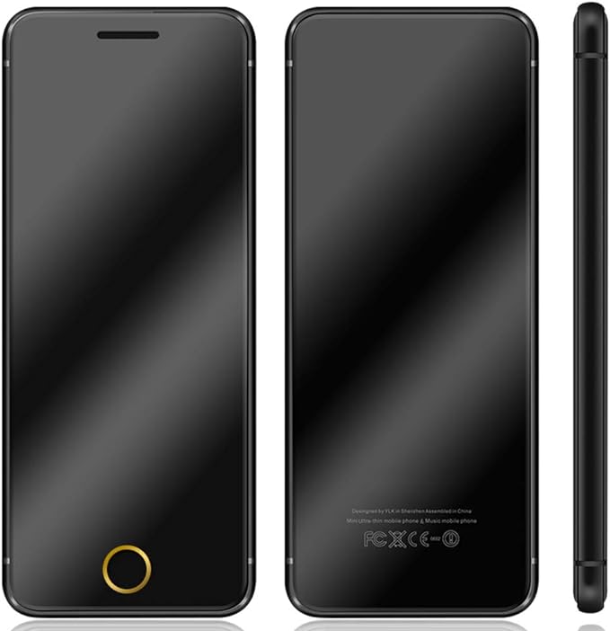 V66+ Original Ulcool Ultra Slim GSM Dual Sim Phone 2.0'' Bluetooth Dailer, FM Radio,Anti-lost, LBS Position, Super Slim Phone - Black