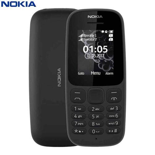 Nokia 105 Dual Sim - FM Radio - Torch Light - Black