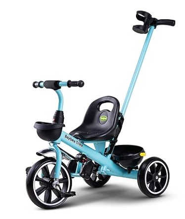 Baybee Tricycle for Kids, Plug n Play Kids Trike Ride on with Storage Space Kids Toys, Kids Tricycle| Baby Cycle for Kids - blue