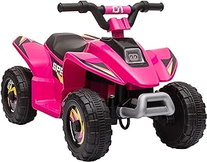 6V Battery Operated Ride on Quad - Pink/Black