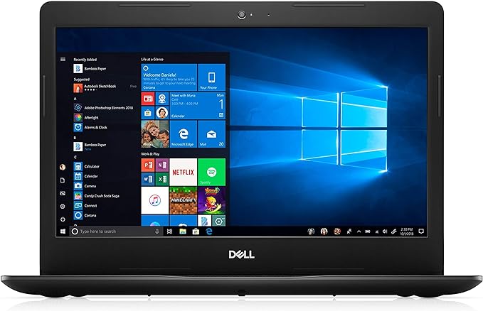 DELL INSPIRON 3493 *INTEL CORE i7 *16GB RAM *512GB SOLID STATE DRIVE *10TH GENERATION *14 INCHES SCREEN WIDE *6HOURS BATTERY LIFE *BLACK/PLATINUM SILVER COLOUR *ONE(1) YEAR DELL WARRANTY