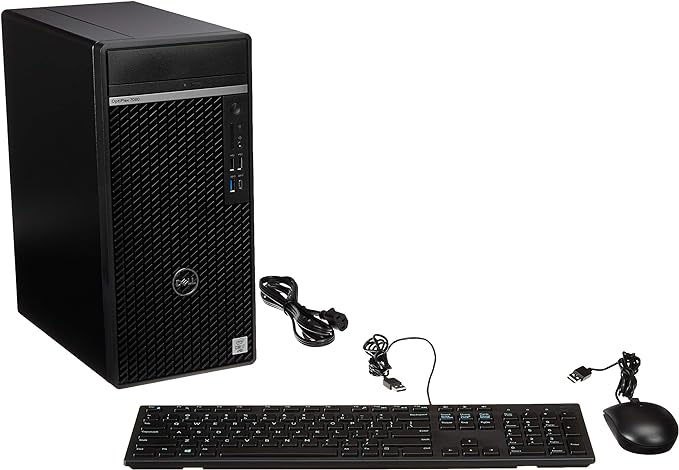 Dell Optiplex 7080 (i7-10700 10th Gen/4gb/1tb/doss) 19 inches monitor Desktops