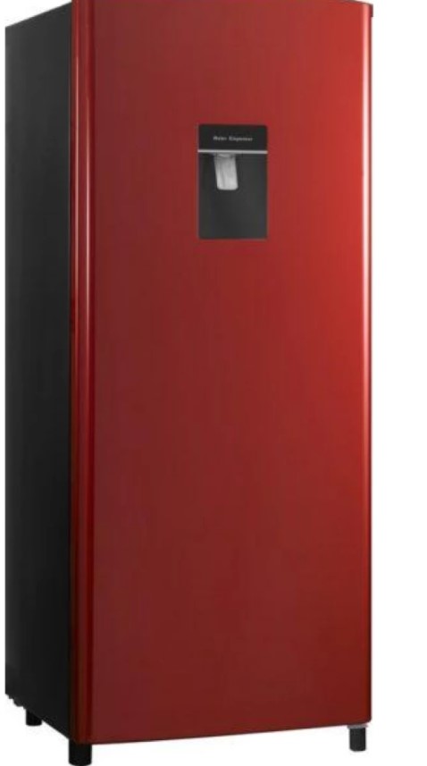 230L SINGLE DOOR   RED FRIDGE WITH DISPENSER - RR229D4WGU