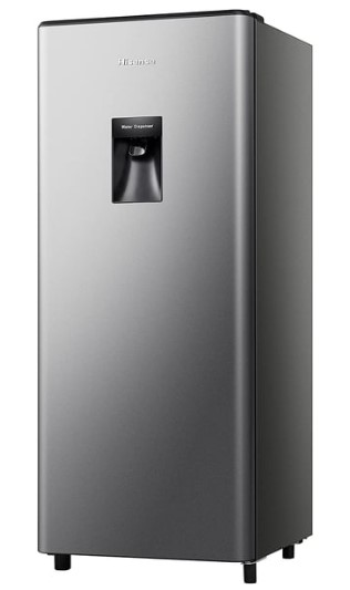 230L SINGLE DOOR SILVER FRIDGE WITH DISPENSER - RR229D4WGU