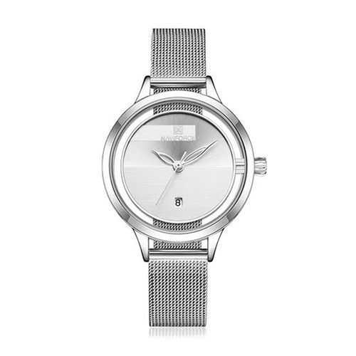 Naviforce Stainless Analog Womens Watch - Silver