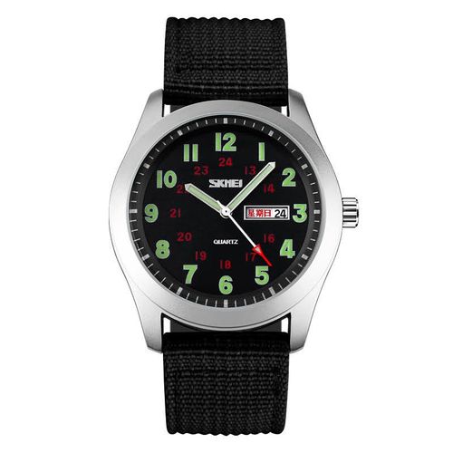 Skmei Chronograph Analog Stylish Watch - Black