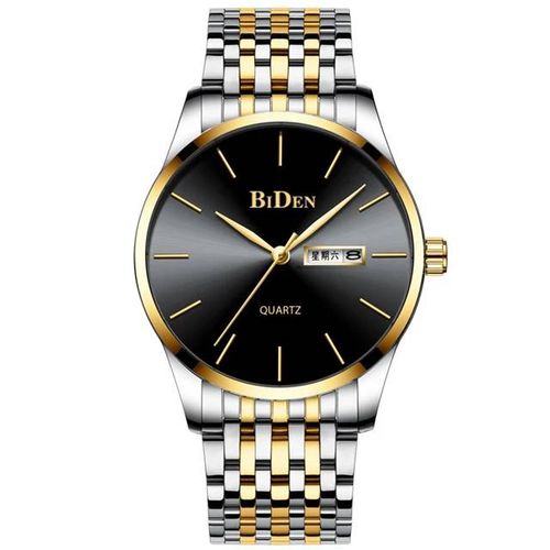 Biden Dated And Analog Mens Stylish Watch - Silver