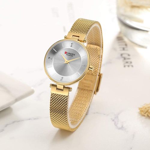 Ladies Classic Stylish Designer Watch - Gold