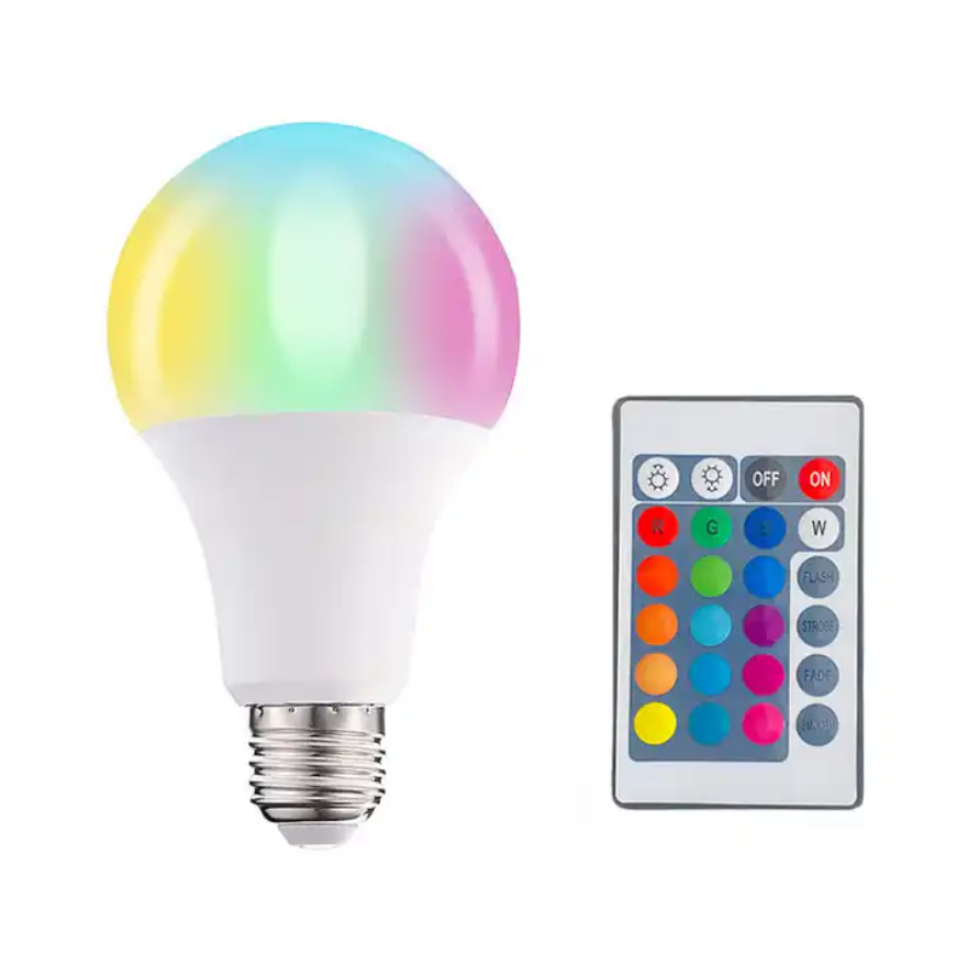 9W RGB Remote Control Smart Light Led Bulb Lamp Smart Bulb